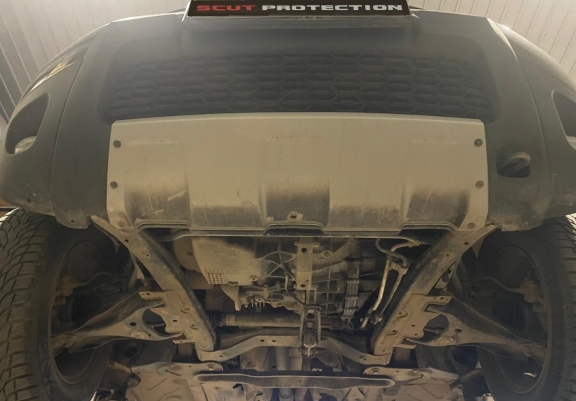 Aluminum skid plate for Dacia Duster