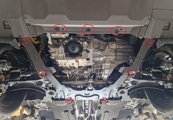 Steel skid plate for Dacia Duster - 4x2 , 4x4