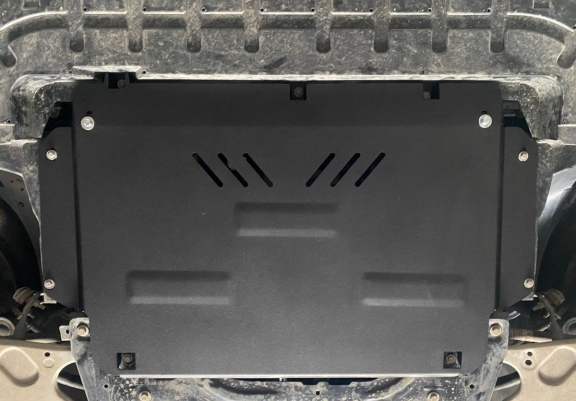 Steel skid plate for Fiat 600