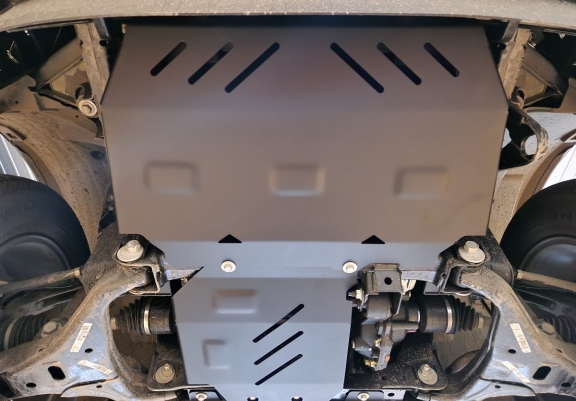 Steel skid plate for Ford Ranger