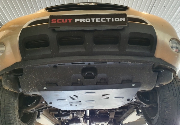 Steel skid plate for Hyundai ix55