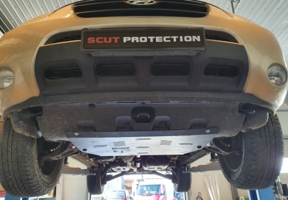 Steel skid plate for Hyundai ix55