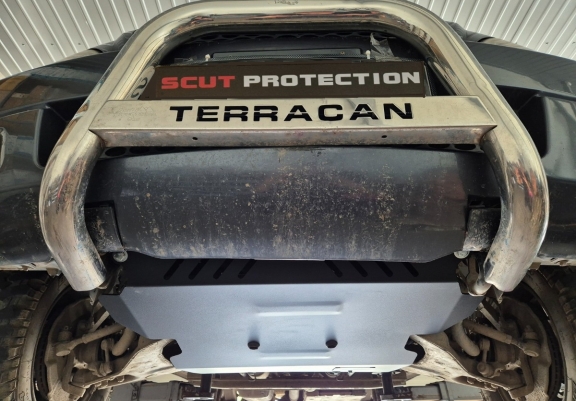 Steel skid plate for Hyundai Terracan