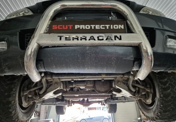 Steel skid plate for Hyundai Terracan