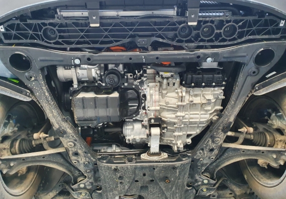 Steel skid plate for Kia Sportage