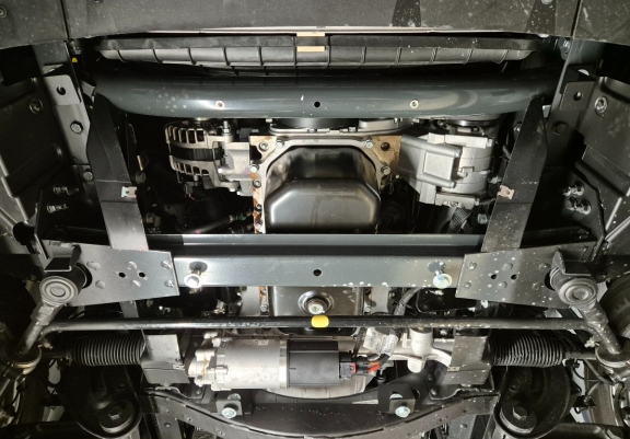 Steel skid plate for Iveco Daily 3