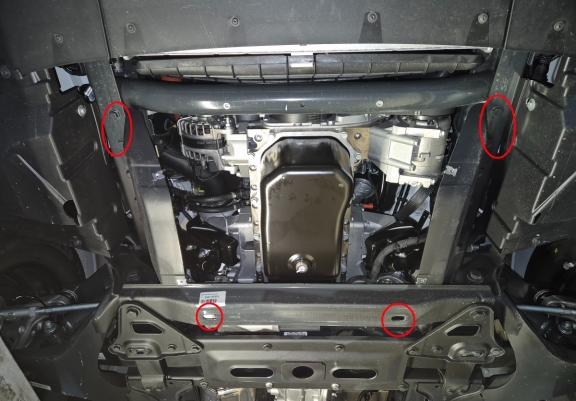 Steel skid plate for Iveco Daily 7