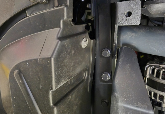 Steel skid plate for Iveco Daily 7