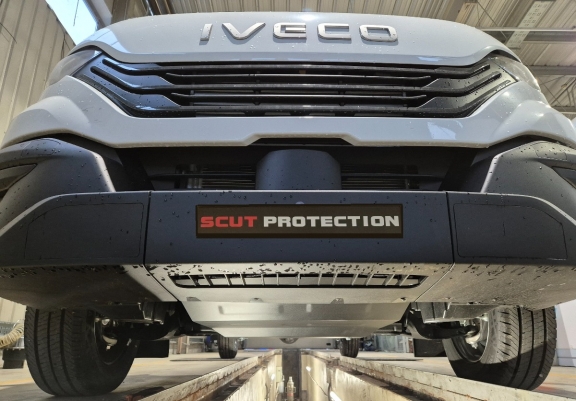 Steel skid plate for Iveco Daily 7