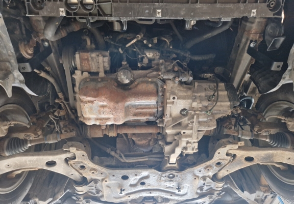 Steel skid plate for Mazda 3