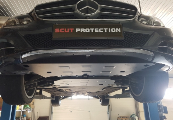 Steel skid plate for Mercedes E-Classe W212 - 4x4