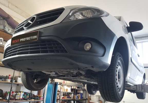 Steel skid plate for Renault Kangoo