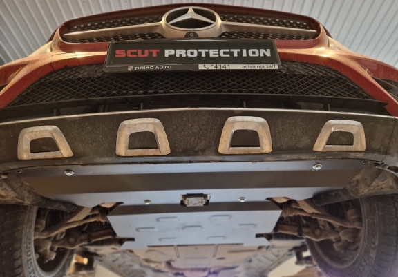 Steel skid plate for Mercedes GLC X253