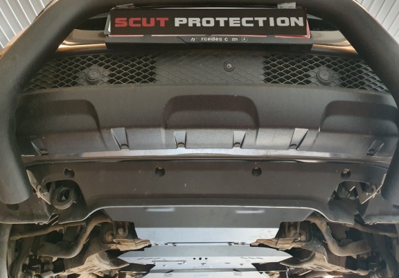 Steel skid plate for Mercedes X-Class W470