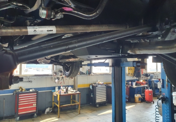 Steel EGR valve skid plate  for Dacia Duster