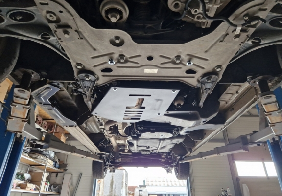 Steel catalytic converter plate/cat lock for Opel Movano B 