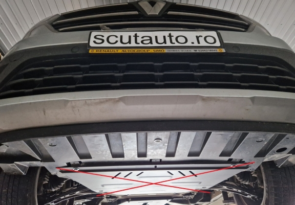 Steel catalytic converter plate/cat lock for Opel Movano B 