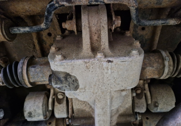 Steel differential skid plate for Fiat Panda 4x4