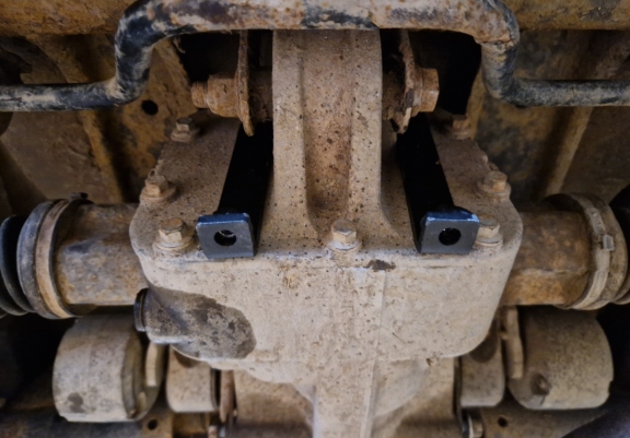 Steel differential skid plate for Fiat Panda 4x4