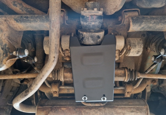 Steel differential skid plate for Fiat Panda 4x4