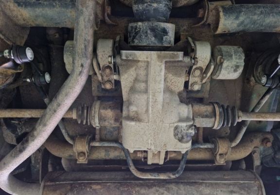 Steel differential skid plate for Fiat Panda 4x4