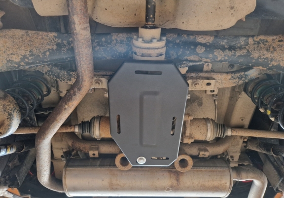 Steel differential skid plate for Fiat Panda 4x4