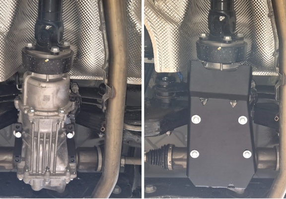 Steel diferential skid plate for Dacia Bigster 4x4