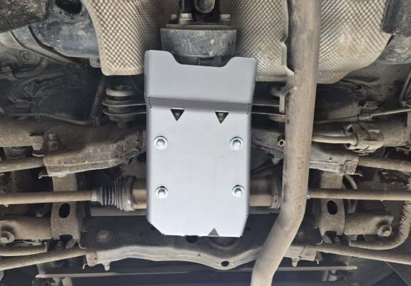 Aluminum diferential skid plate for Dacia Bigster 4x4