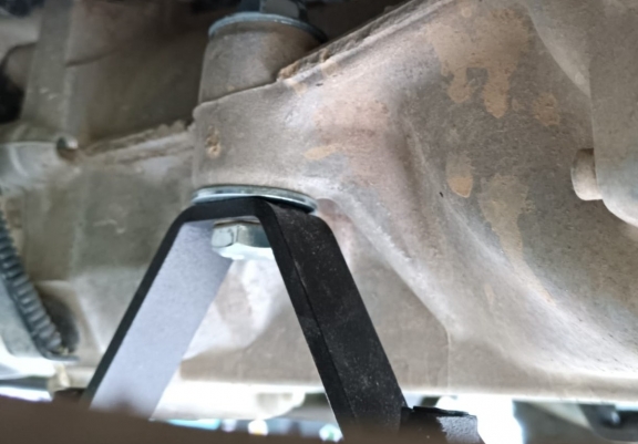 Aluminum diferential skid plate for Dacia Bigster 4x4