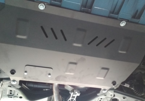 Steel skid plate for Opel Corsa E