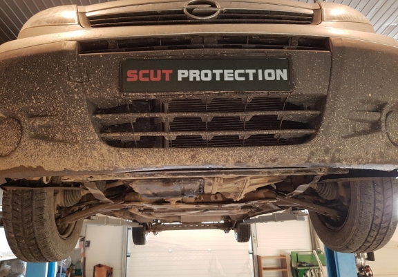 Steel skid plate for Renault Trafic 2 