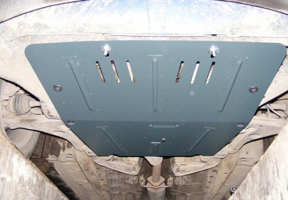 Steel skid plate for Opel Vectra B