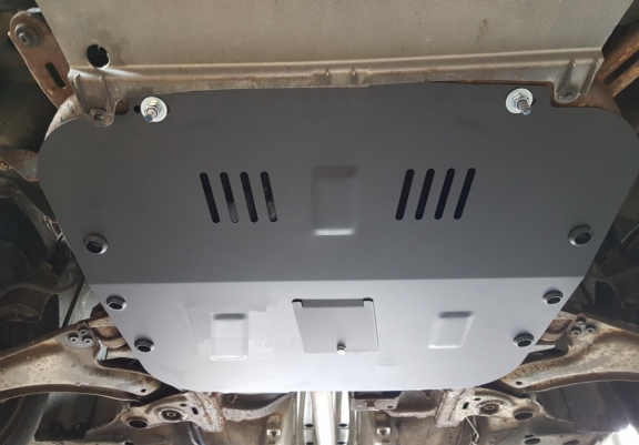 Steel skid plate for Opel Vectra C