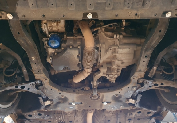 Steel skid plate for Opel Astra K