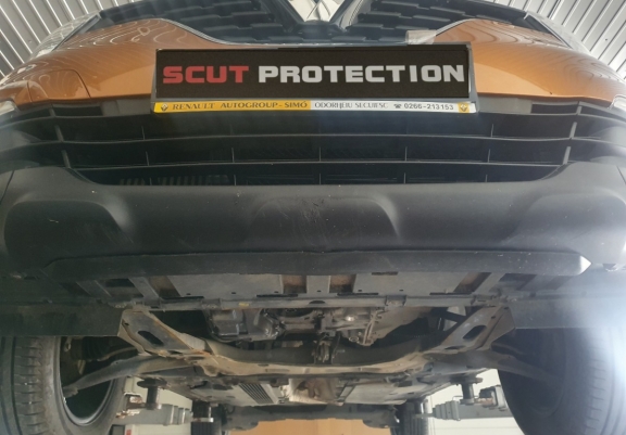 Steel skid plate for Renault Captur