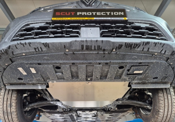 Aluminum skid plate for Renault Talisman