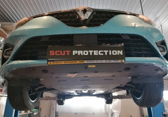 Steel skid plate for Mitsubishi Colt