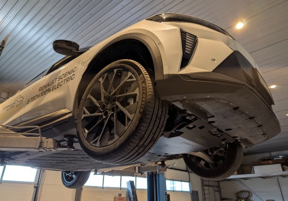 Steel skid plate for Renault Scenic E-Tech