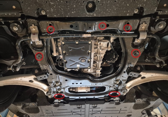 Steel skid plate for Renault Scenic E-Tech