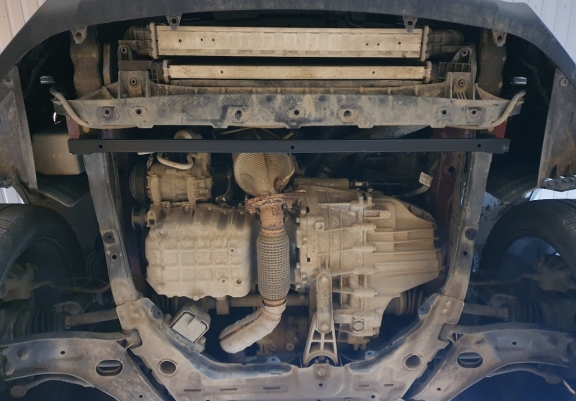 Steel skid plate for SsangYong Tivoli