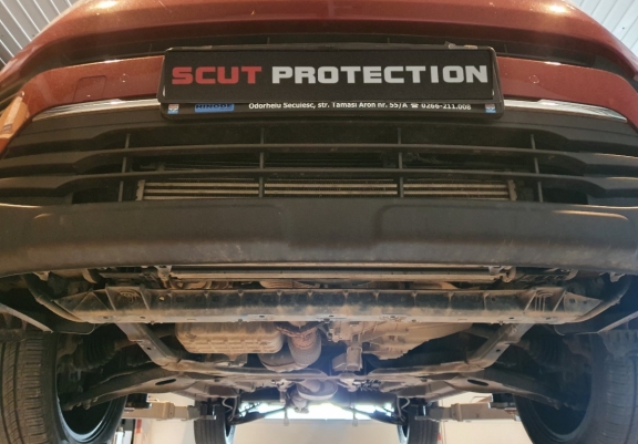 Steel skid plate for SsangYong Tivoli