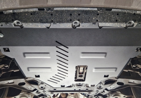 Steel skid plate for Ssangyong Torres