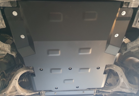 Steel skid plate for Ssangyong Musso Grand