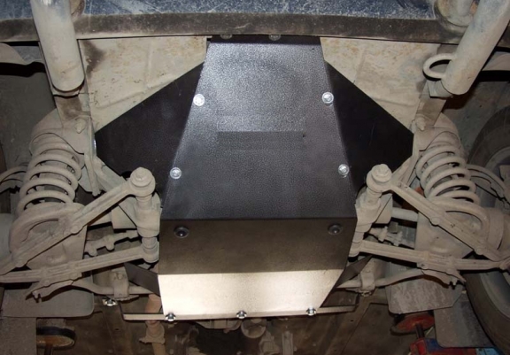 Steel skid plate for Lada Niva