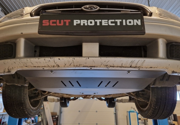 Steel skid plate for Subaru Legacy III