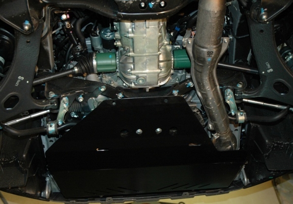 Steel skid plate for Subaru Forester 3