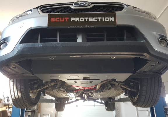 Steel skid plate for Subaru Forester 4