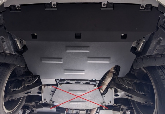 Steel skid plate for Subaru Forester 5 Hybrid