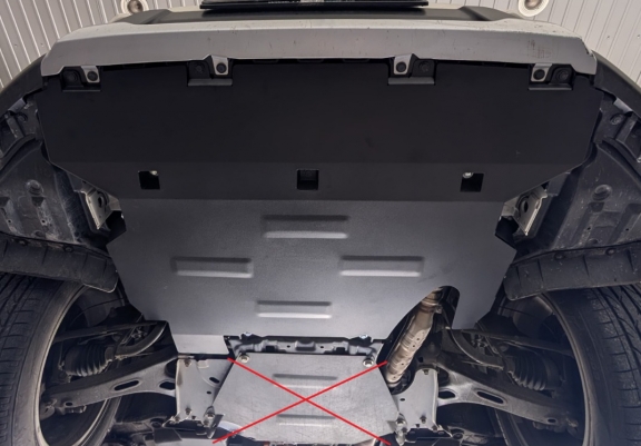 Steel skid plate for Subaru Forester 5 Hybrid