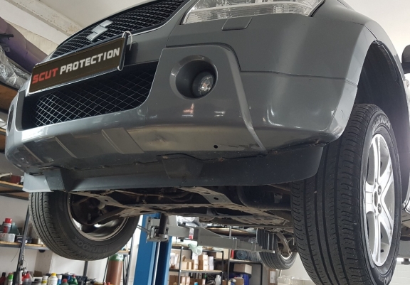 Aluminum skid plate for Suzuki Grand Vitara 2
